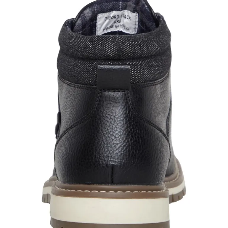 Deakins Herren Oxford Schuhe Schwarz