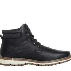 Deakins Herren Oxford Schuhe Schwarz