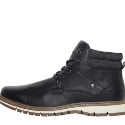 Deakins Herren Oxford Schuhe Schwarz