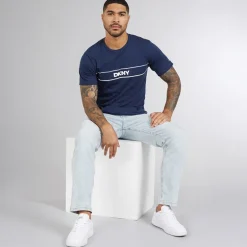 DKNY Herren Cavaliers T Shirt Navy