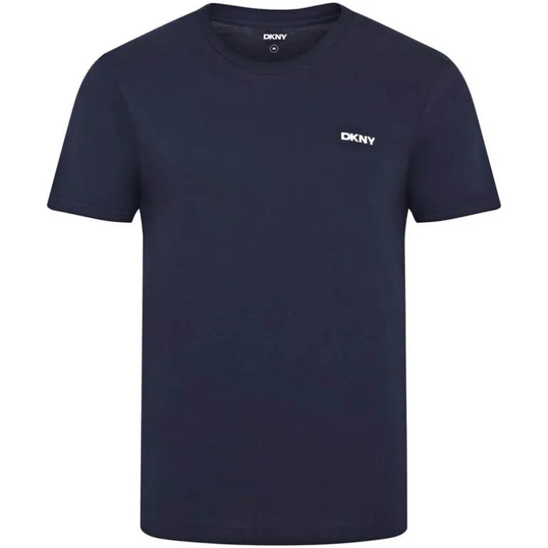 DKNY Herren Giants Drei Pack T Shirts Navy/Weiß/Blau