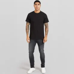 Duck and Cover Herren Duck And Cover Maylead Jeans in Slim Passform Schwarz
