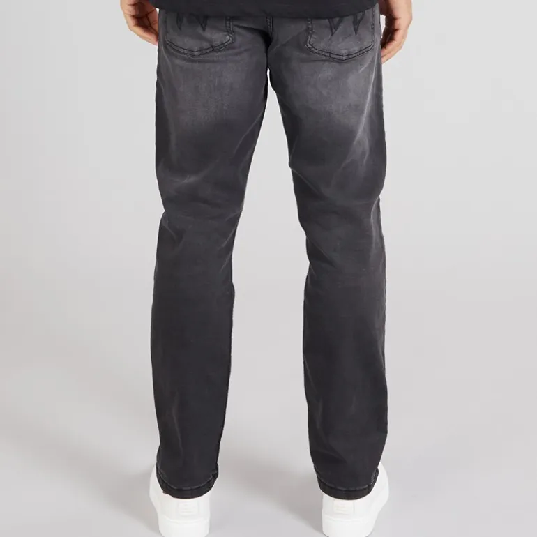Duck and Cover Herren Hydras Jeans mit geradem Bein Schwarz