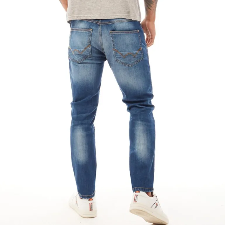 Duck And Cover Herren Jeans Slim Fit Stonewash