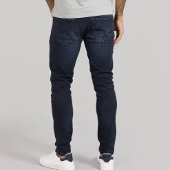 Duck And Cover Jeans Herren Maylead Slim Fit Blau Schwarz