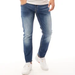 Duck And Cover Jeans Herren Maylead Slim Fit Stonewash