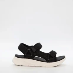 Duffy Damen Fermo Uno Sandalen Schwarz