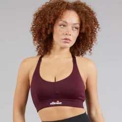 Ellesse Damen Dory Hoch Impact Sport BH Dark Purple