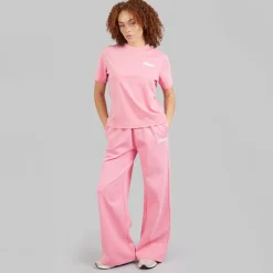 Ellesse Damen Rochella Weites Bein Jogginghose Bright Pink