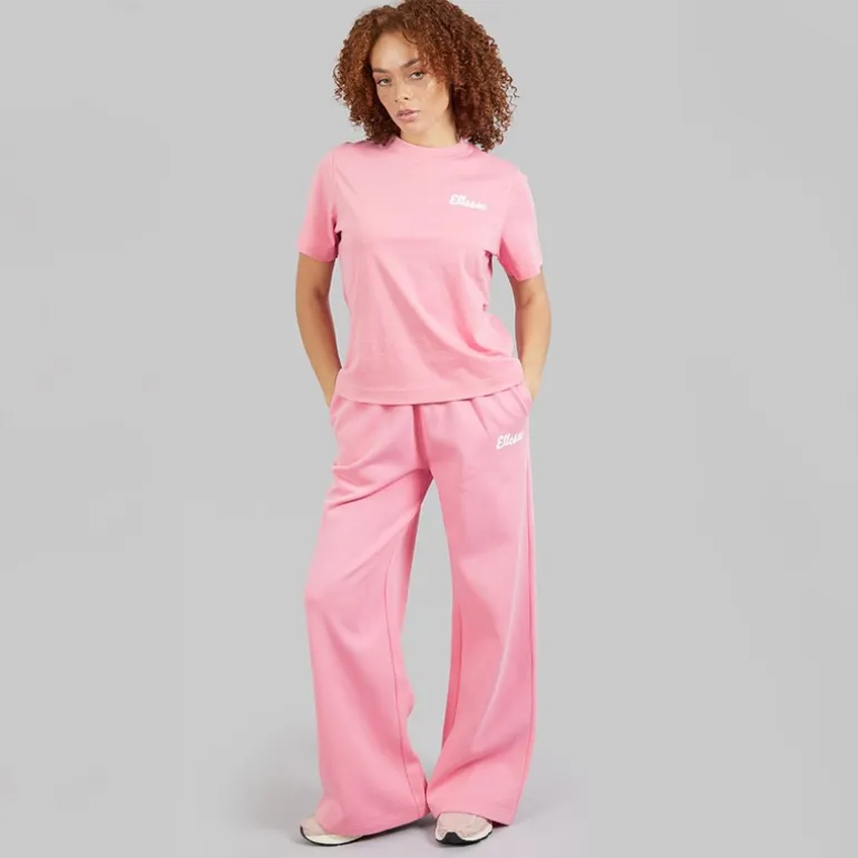 Ellesse Damen Rochella Weites Bein Jogginghose Bright Pink