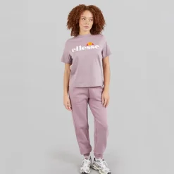Ellesse Damen Stauf Logo T Shirt Light Purple