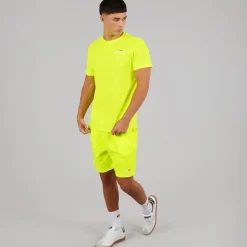 Ellesse Herren Beveth 7 Zoll Laufshorts Neon Yellow