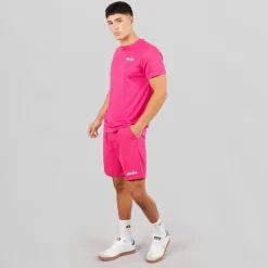 Ellesse Herren Beveth 7 Zoll Laufshorts Hot Pink