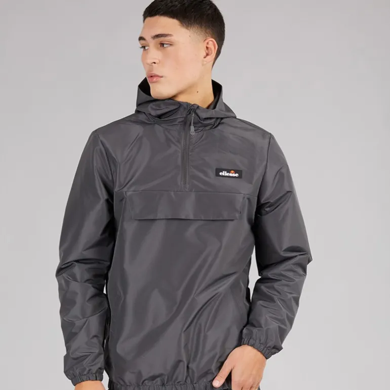 Ellesse Herren Callum Anorak Jacke Dark Grey