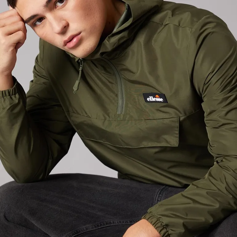 Ellesse Herren Callum Anorak Jacke Khaki