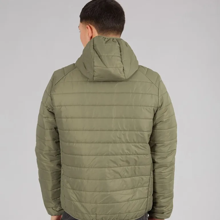 Ellesse Herren Corricella Gepolsterte Jacke Khaki