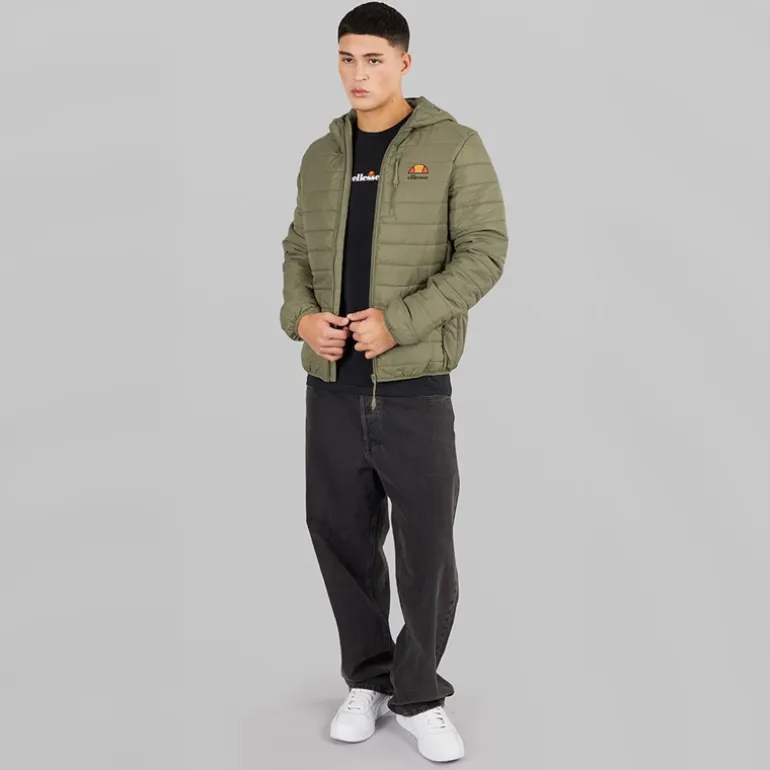 Ellesse Herren Corricella Gepolsterte Jacke Khaki