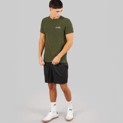Ellesse Herren Dundalk Laufshirt Khaki Marl