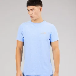 Ellesse Herren Dundalk Laufshirt Blue Marl