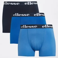 Ellesse Herren 3er-Pack Boxershorts Marineblau / Blau