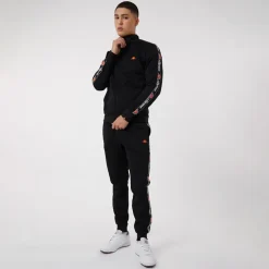 Ellesse Herren Giraldo Taped Poly Trainingsanzug Schwarz