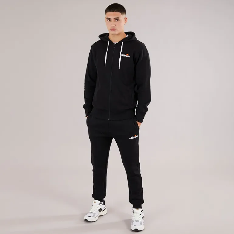 Ellesse Herren Klemerio Full Zip Hoodie Schwarz