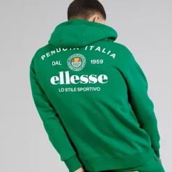 Ellesse Herren Recke Relaxed Fit Hoodie Grün
