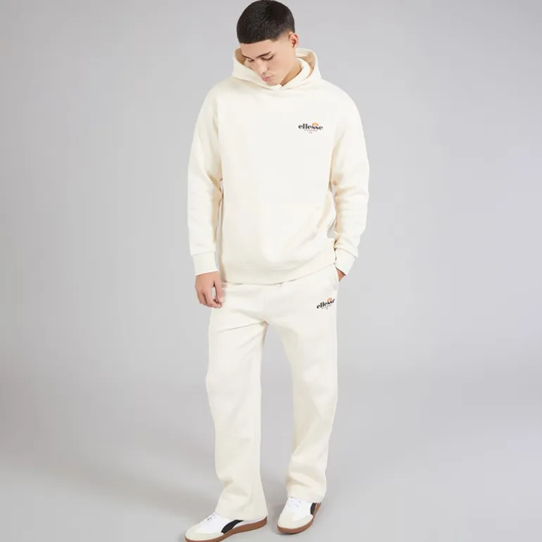 Ellesse Herren Rulle Relaxed Fit Gerade Bein Jogger Off White