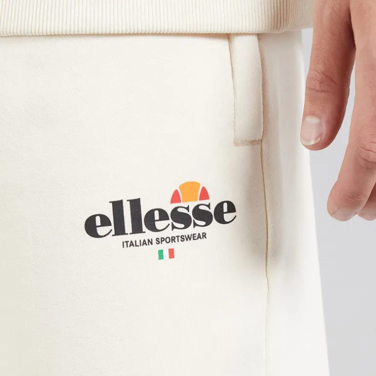 Ellesse Herren Rulle Relaxed Fit Gerade Bein Jogger Off White