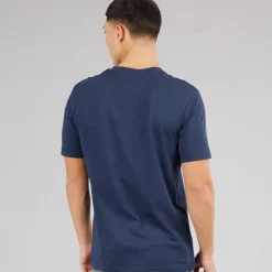 Ellesse Herren Squalius Retro Streifen T Shirt Navy