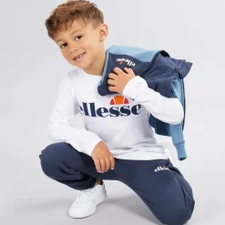 Ellesse Junge Harrison Hoodie T-Shirt und Jogginghose Set Blau / Weiß