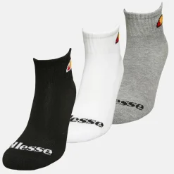 Ellesse Kinder 3er-Pack Quarter Socken Multi