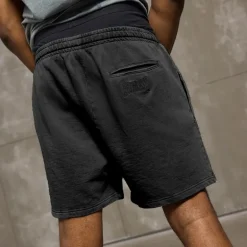 Everlast Herren Washed Sweat Shorts Black Beauty