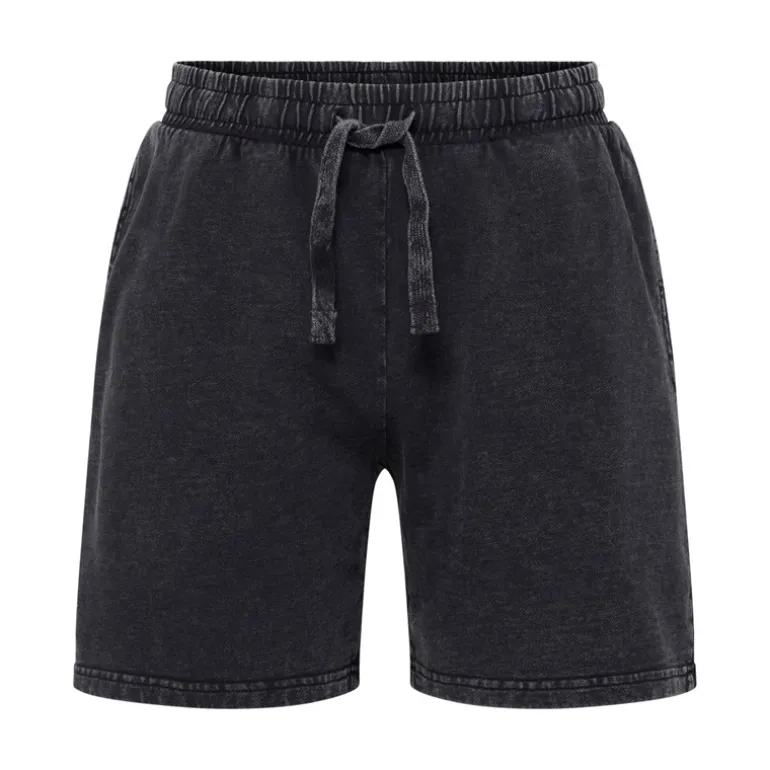 Everlast Herren Washed Sweat Shorts Black Beauty