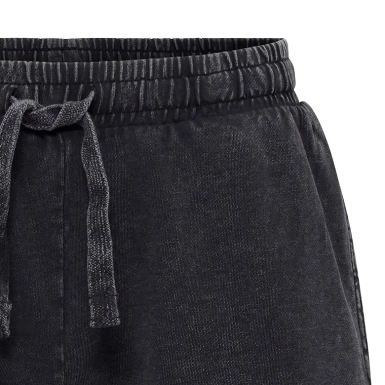 Everlast Herren Washed Sweat Shorts Black Beauty