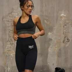 Everlast Schwarze Trend Rippen Shorts Damen