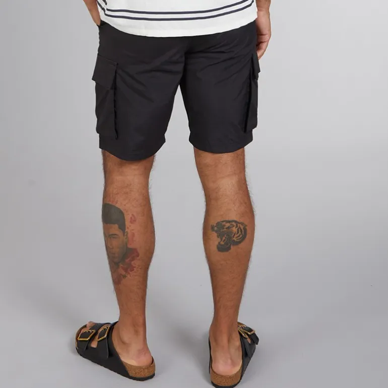 French Connection Cargo Shorts Tech Herren Schwarz