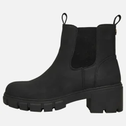 French Connection Damen Klobige Chelsea Stiefel Schwarz