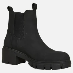French Connection Damen Klobige Chelsea Stiefel Schwarz