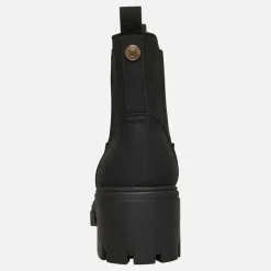 French Connection Damen Klobige Chelsea Stiefel Schwarz