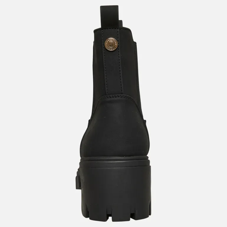 French Connection Damen Klobige Chelsea Stiefel Schwarz