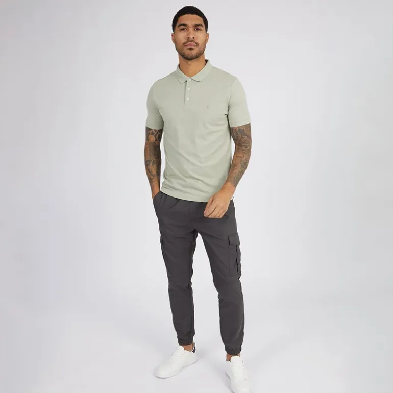 French Connection Herren Combat Tech Cargo Hosen Anthrazit