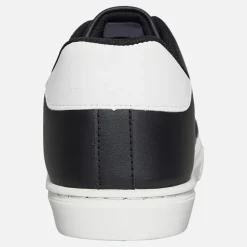 French Connection Herren Contrast Heel Tennis Sneaker Schwarz