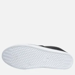 French Connection Herren Deck PU Leinenschuhe Schwarz