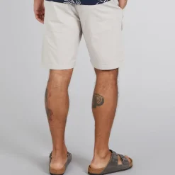 French Connection Herren Drawstring Shorts Ecru
