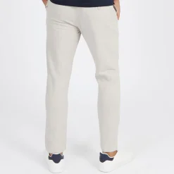 French Connection Herren Drawstring Linen Freizeithosen Ecru