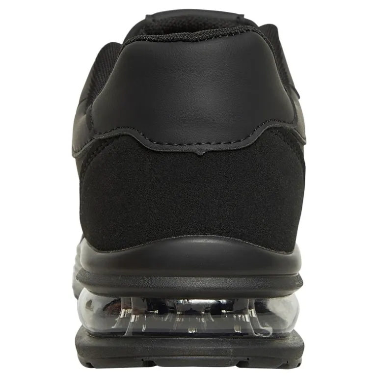 French Connection Herren PU/Suede Sneaker Schwarz