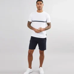 French Connection Herren Shorts mit Kordelzug Marine