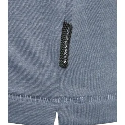 French Connection Herren T-Shirts Burgunderrotmeliert