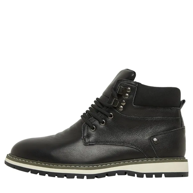 French Connection Herren Workwear Stiefeletten Schwarz